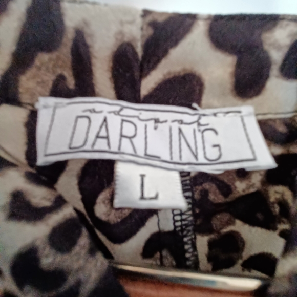 A Dip of Darling Animal Print High Low Top - Picture 4 of 5